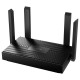 Cudy WR1500 router inalámbrico Gigabit Ethernet Doble banda (2,4 GHz / 5 GHz) Negro